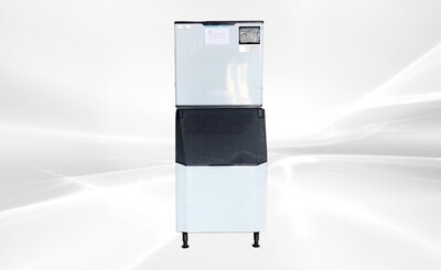 NSF 1000 LBS  Half Square Ice Maker Machine SK-1029+B445-ice bin