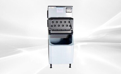 NSF 1000 LBS  Half Square Ice Maker Machine SK-1029+B445-ice bin