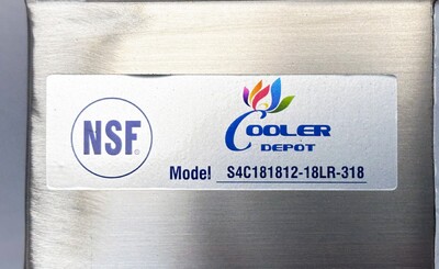 NSF 108 ins 4 Compartment Sink Two Faucets S4C181812-18LR-318
