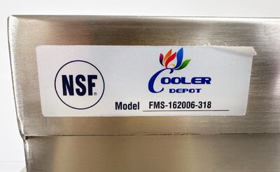 NSF S S Floor Mop Sink 21X25X10H FMS-162006-318