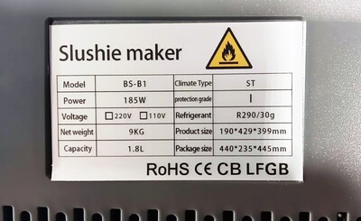 Commercial 110V Smoothie machine 2L ice cream machine BS-B1