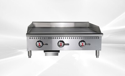 NSF 36 ins Thermostat griddle Medium NG HERG-36T