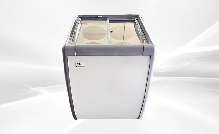 NSF 26 ins Ice Cream Glass Freezer Dipping Cabinet RI-160DC