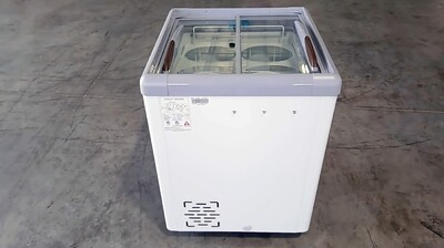NSF 26 ins Ice Cream Glass Freezer Dipping Cabinet RI-160DC