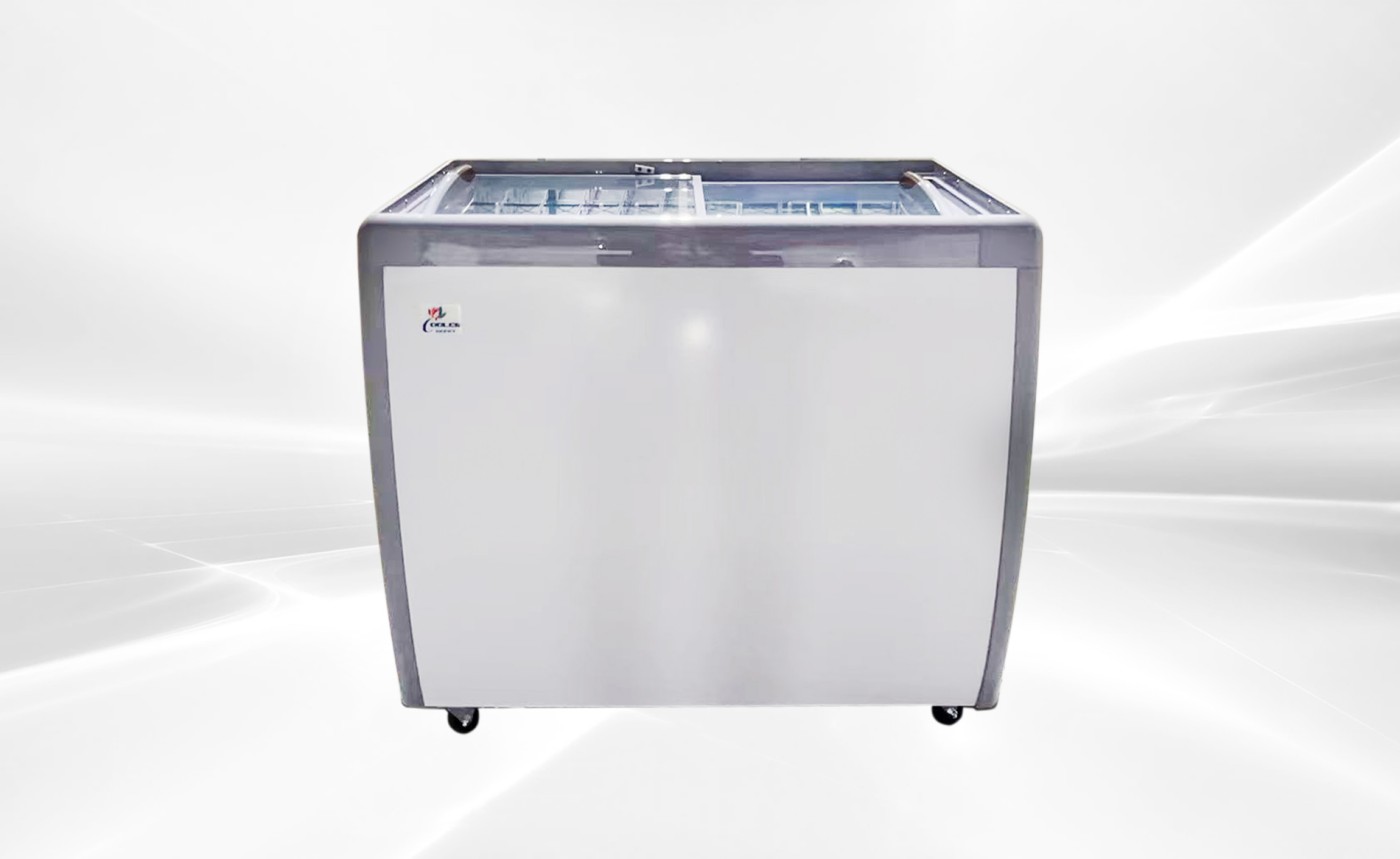 NSF 40 ins Ice Cream Glass Freezer Dipping Cabinet RI-260DC
