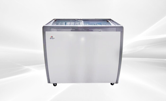 NSF 40 ins Ice Cream Glass Freezer Dipping Cabinet RI-260DC