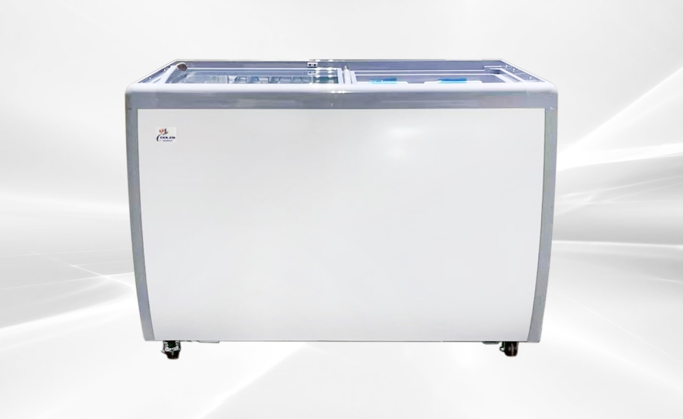 NSF 49 ins Ice Cream Glass Freezer Dipping Cabinet RI-360DC