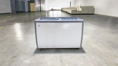 NSF 49 ins Ice Cream Glass Freezer Dipping Cabinet RI-360DC