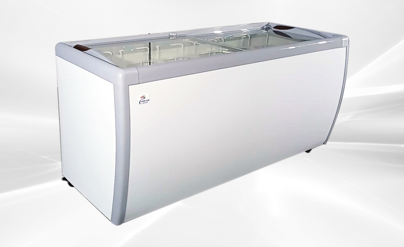 NSF 71 ins Ice Cream Glass Freezer Dipping Cabinet RI-560DC
