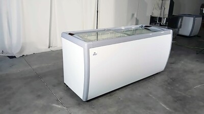 NSF 71 ins Ice Cream Glass Freezer Dipping Cabinet RI-560DC