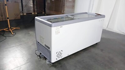 NSF 71 ins Ice Cream Glass Freezer Dipping Cabinet RI-560DC