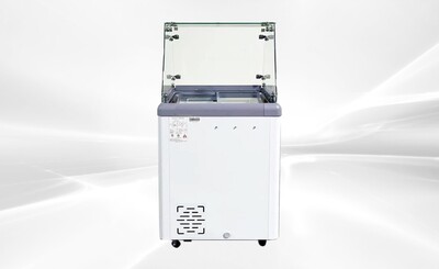 NSF 26 ins Dipping Cabinet RI-160DC With Flat Glass Sneeze Guard