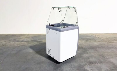 NSF 26 ins Dipping Cabinet RI-160DC With Flat Glass Sneeze Guard