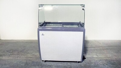 NSF 40 ins Dipping Cabinet RI-260DC With Flat Glass Sneeze Guard