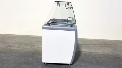NSF 49 ins Dipping Cabinet RI-360DC With Flat Glass Sneeze Guard