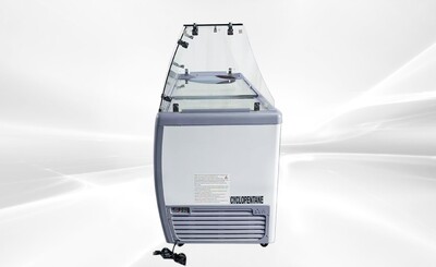 NSF 71 ins Dipping Cabinet RI-560DC With Flat Glass Sneeze Guard