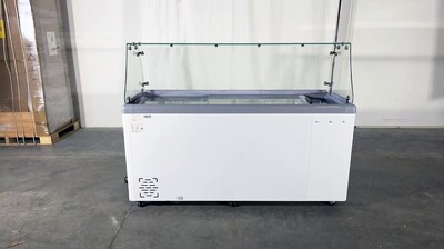 NSF 71 ins Dipping Cabinet RI-560DC With Flat Glass Sneeze Guard