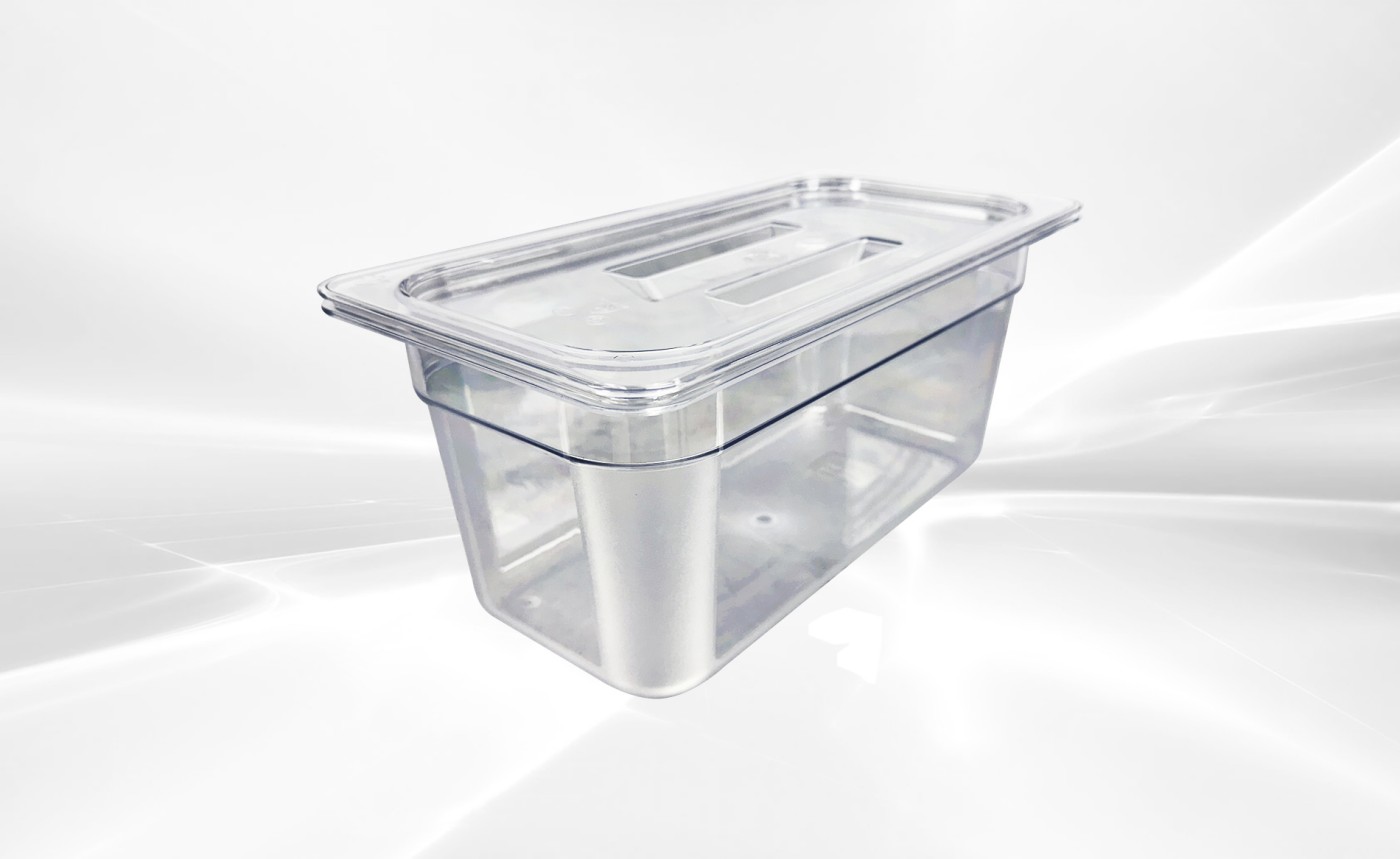 5.41QT Sandwich Prep Table Plastic Deep Tray 10 set P-136