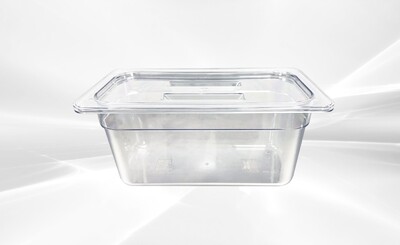 5.41QT Sandwich Prep Table Plastic Deep Tray 10 set P-136