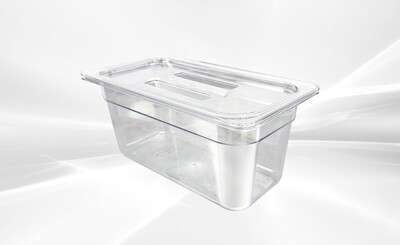 5.41QT Sandwich Prep Table Plastic Deep Tray 10 set P-136