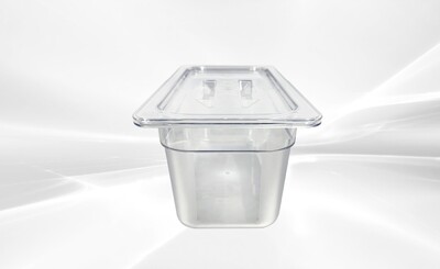 5.41QT Sandwich Prep Table Plastic Deep Tray 10 set P-136