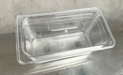 5.41QT Sandwich Prep Table Plastic Deep Tray 10 set P-136