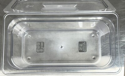 5.41QT Sandwich Prep Table Plastic Deep Tray 10 set P-136