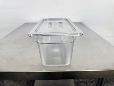 5.41QT Sandwich Prep Table Plastic Deep Tray 10 set P-136