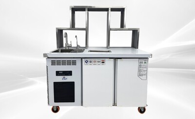 48 ins Bar Bubble Tea WorkStation Refrigerator KMX-1299