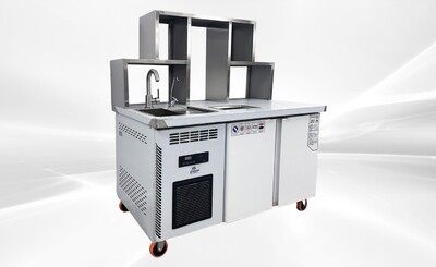 48 ins Bar Bubble Tea WorkStation Refrigerator KMX-1299