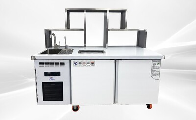 60 ins Bar Bubble Tea WorkStation Refrigerator KMX-1599
