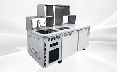 60 ins Bar Bubble Tea WorkStation Refrigerator KMX-1599