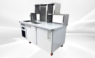 60 ins Bar Bubble Tea WorkStation Refrigerator KMX-1599
