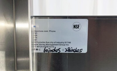 NSF 60 in Bar Bubble Tea WorkStation Hot Cold Water HT-M-1500