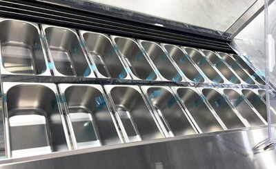 NSF Gelato Dipping Cabinet 67 Inches 18 pan DW-18