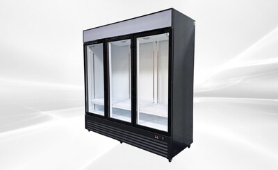 NSF 78 inches Commercial 3 Glass Door Refrigerator GDC-72