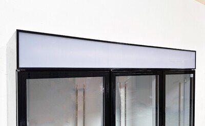NSF 78 inches Commercial 3 Glass Door Refrigerator GDC-72