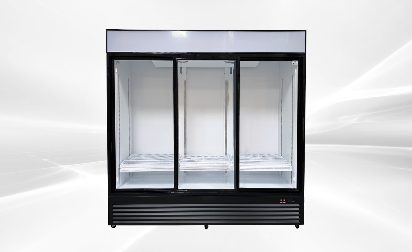 NSF 78 ins Three Sliding Door Upright Cooler GSC-72
