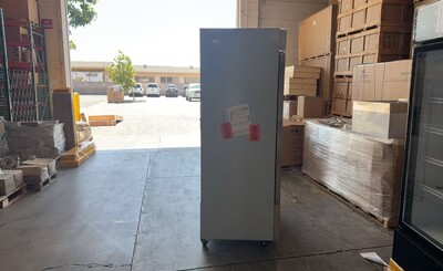 Clearance Reach In Two Door Refrigerator SS interior 102210L0818