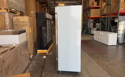 Clearance Reach In Two Door Refrigerator SS interior 102210L0818