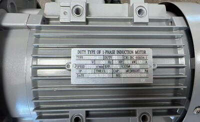 [Parts] Exhaust Fan  Motor 1.1KW 1.5P 110-120V YY90S-4