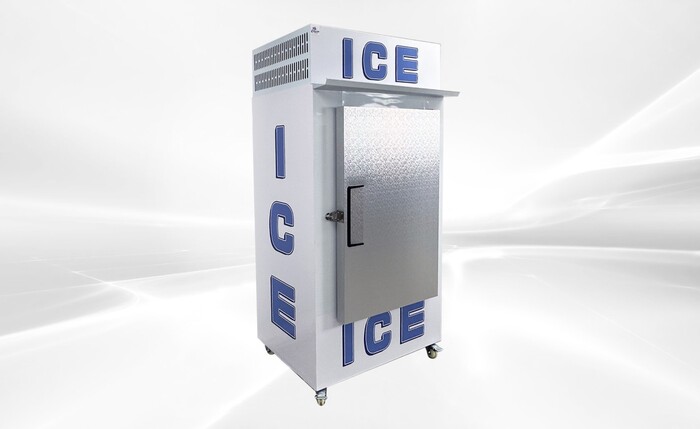 NSF Ice Merchandiser One Door Ice Storage  100 bags HR-CB30F