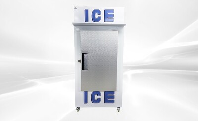 NSF Ice Merchandiser One Door Ice Storage  100 bags HR-CB30F