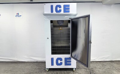 NSF Ice Merchandiser One Door Ice Storage  100 bags HR-CB30F