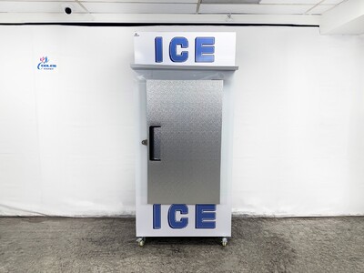 NSF Ice Merchandiser One Door Ice Storage  100 bags HR-CB30F