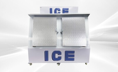 NSF Ice Merchandiser Two Door Ice Storage 200 bags  HR-CB600F