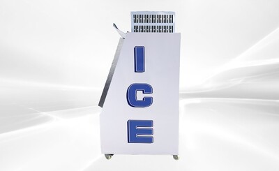 NSF Ice Merchandiser Two Door Ice Storage 200 bags  HR-CB600F