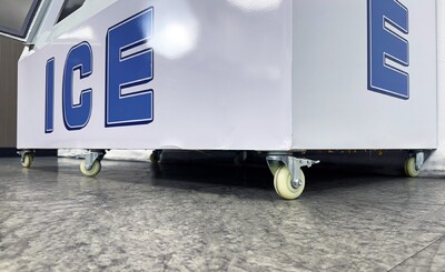 NSF Ice Merchandiser Two Door Ice Storage 200 bags  HR-CB600F
