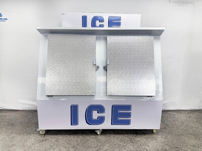 NSF Ice Merchandiser Two Door Ice Storage 200 bags  HR-CB600F