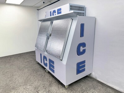 NSF Ice Merchandiser Two Door Ice Storage 200 bags  HR-CB600F